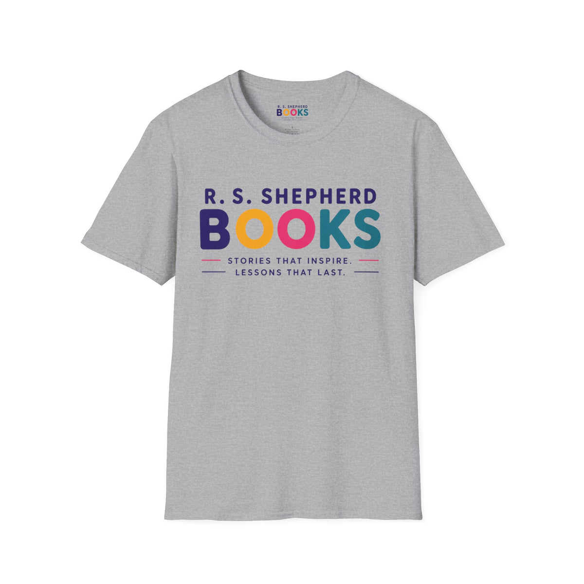 R.S. Shepherd Books Adult Tee — Logo Shirt Printify