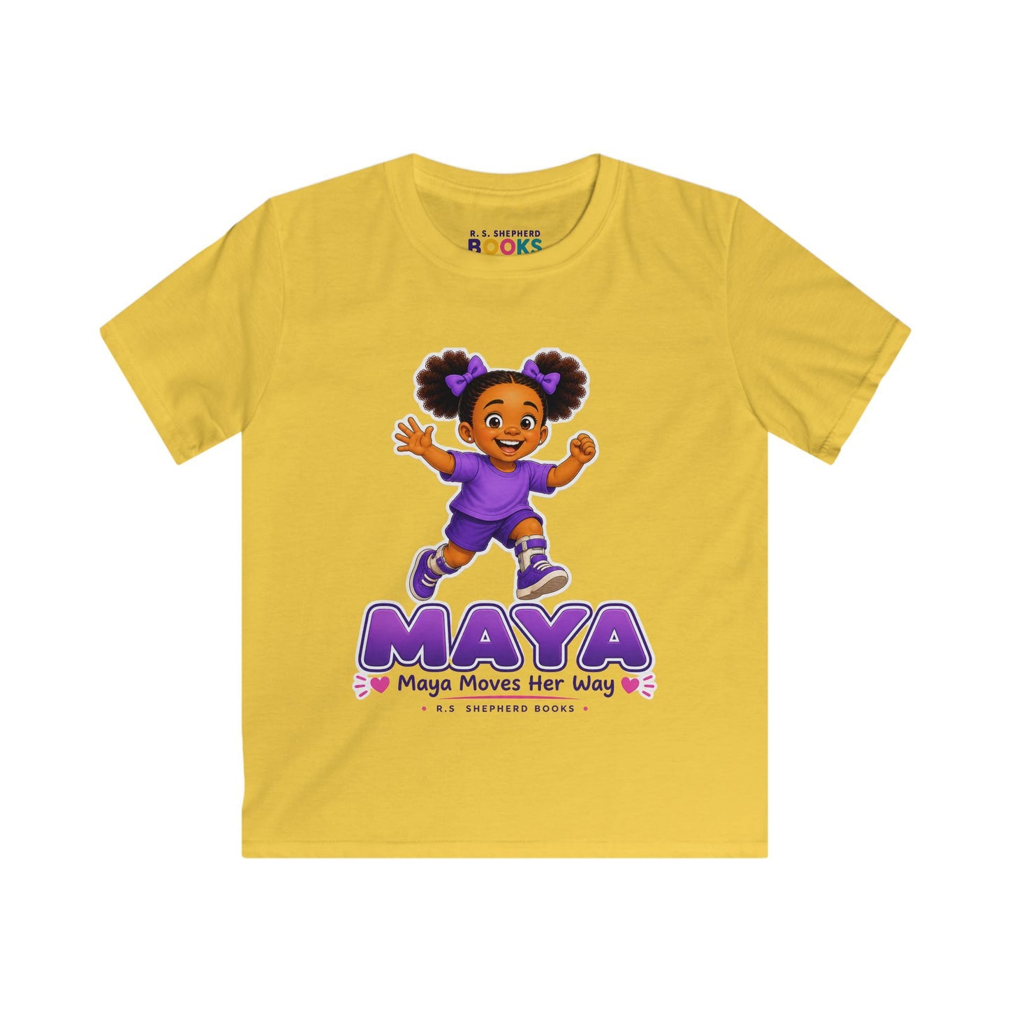 R.S. Shepherd Books Kids Tee — Maya Moves Her Way  Shirt