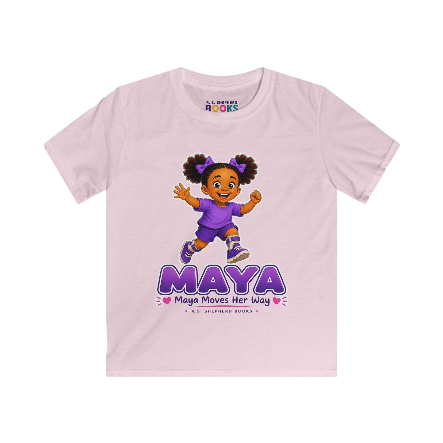 R.S. Shepherd Books Kids Tee — Maya Moves Her Way  Shirt