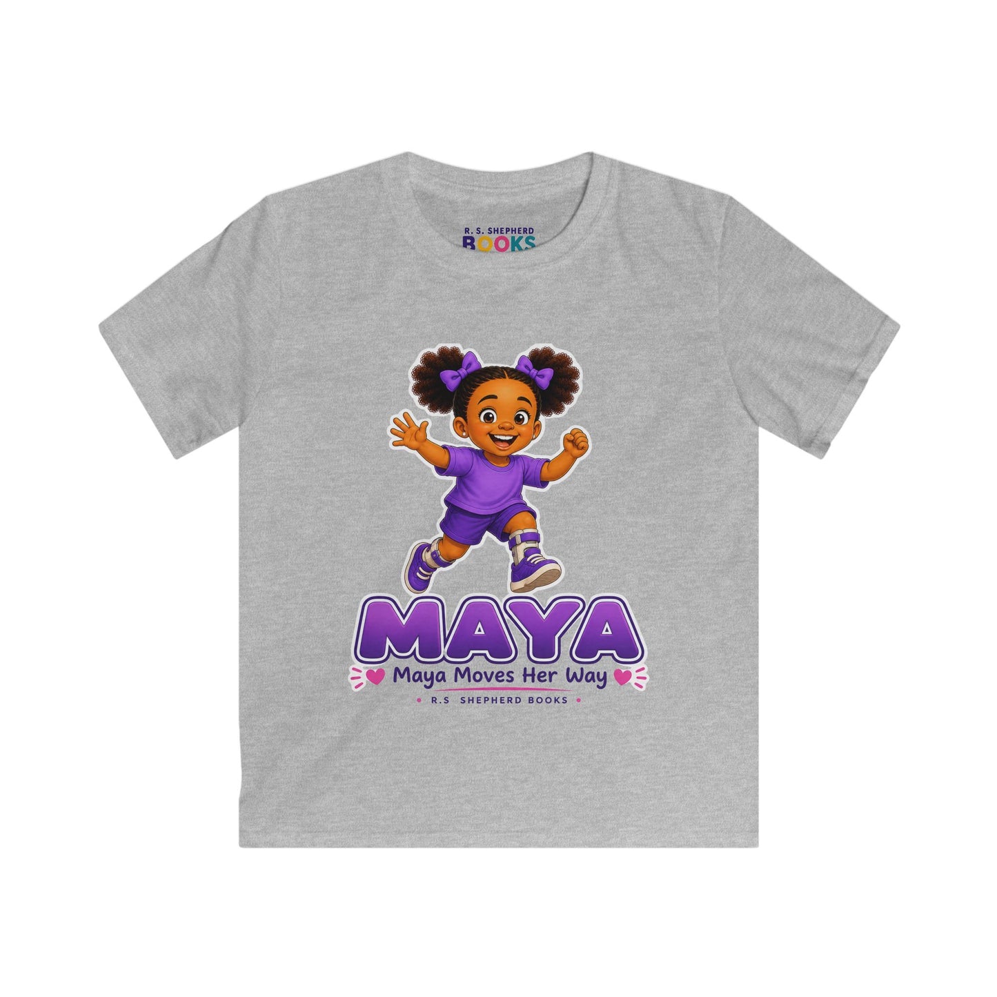 R.S. Shepherd Books Kids Tee — Maya Moves Her Way  Shirt