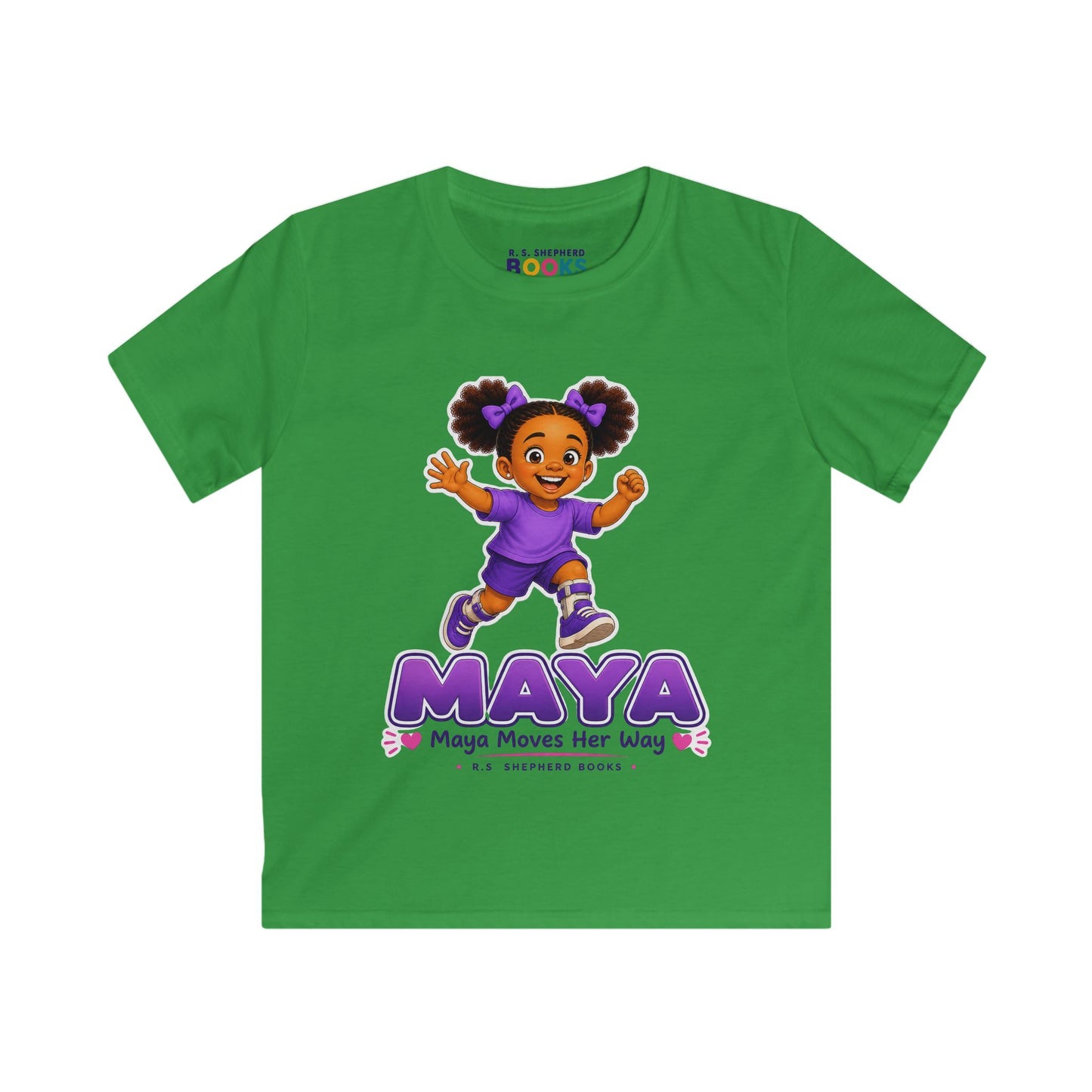 R.S. Shepherd Books Kids Tee — Maya Moves Her Way  Shirt