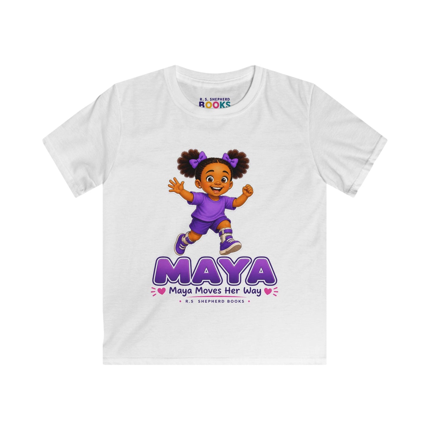 R.S. Shepherd Books Kids Tee — Maya Moves Her Way  Shirt