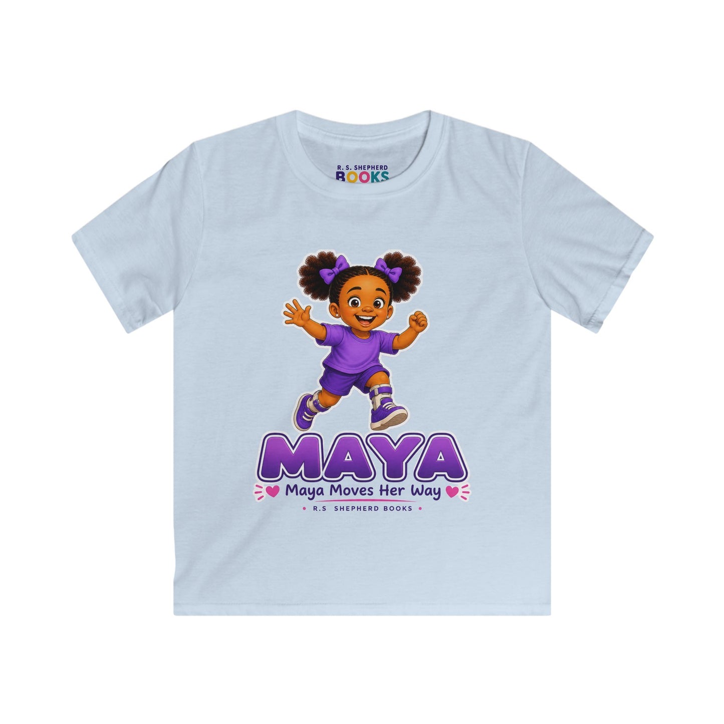 R.S. Shepherd Books Kids Tee — Maya Moves Her Way  Shirt