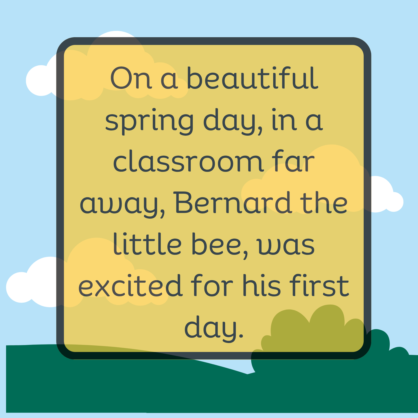 Bernard's Lesson: Sharing Feelings in a Classroom World